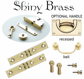 Shiny Brass Hardware